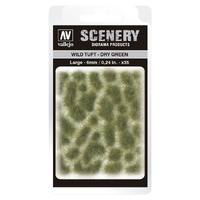 Vallejo 6mm Wild Tuft - Dry Green Diorama Accessory [SC415]