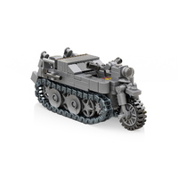 Build Army Kettenkrad Tracked Motorcycle WWII German Model Brick Kit