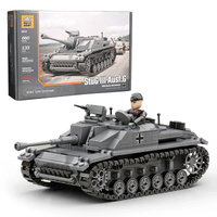 Build Army StuG III - WWII German Tank Model Brick Kit