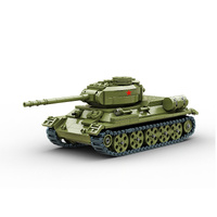 Build Army Soviet T34/85 WWII Soviet Tank Model Brick Kit