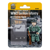 Build Army German Infantry Soldier Model Brick Kit