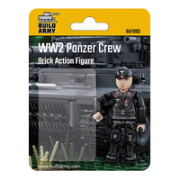 Build Army Panzer Crew Model Brick Kit