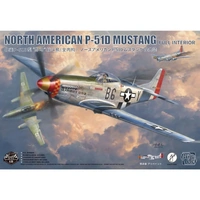 Border Model 1/35 North American P51D Mustang Pre-Painted Plastic Model Kit