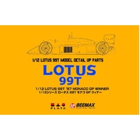 Beemax 1/12 Lotus 99T '87 Monaco Winner Detail-Up Parts