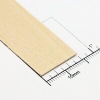 Bud Nosen Timber 1/32" Basswood Strips 3/4" x 24" (30) [3009]