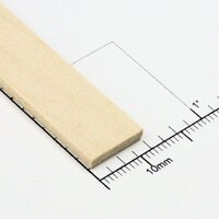 Bud Nosen Timber 3/32" Basswood Strips 1/2" x 24" (24) [3208]