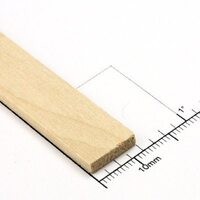 Bud Nosen Timber 1/8" Basswood Strips 1/2" x 24" (15) [3258]