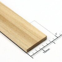 Bud Nosen Timber 1/8" Basswood Strips 3/4" x 24" (12) [3259]