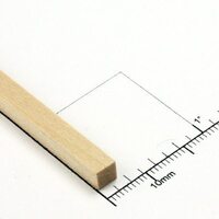 Bud Nosen Timber 3/16" Basswood Strips 3/16" x 24" (36) [3354]