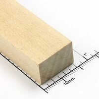 Bud Nosen Timber 1/2" Basswood Strips 3/4" x 24" (10) [3659]
