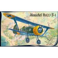 AviS 1/72 Henschel Hs123 B-1 Plastic Model Kit [72006]