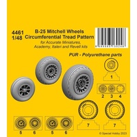CMK 1/48 B-25 Mitchell Wheels/Circumferential Tread Pattern
