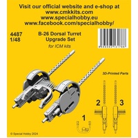 CMK 1/48 B-26 Dorsal Turret Upgrade Set  /  for ICM kit