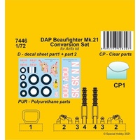 CMK 1/72 DAP Beaufighter Mk.21 Conversion Set