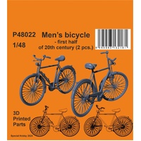 CMK 1/48 Men`s bicycle - first half of 20th century (2 pcs.)