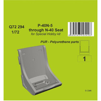 CMK 1/72 P-40N-5 through N-40 Seat for Special Hobby kits
