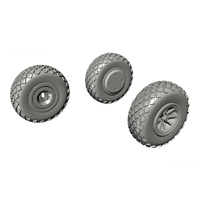 CMK 1/72 P-40 Wheels – Diamond Tread for Special Hobby kits