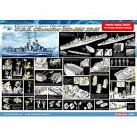Dragon 1/350 U.S.S. Chevalier DD-805 1945 [1046]