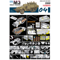 Dragon 1/35 IDF M3 Half Track Plastic Model Kit [3569]