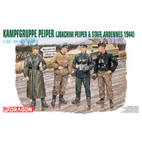Dragon 1/35 Kampfgruppe Peiper (Joachim Peiper & Staff Adrennes 1944) Plastic Model Kit [6088]