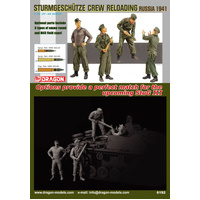 Dragon 1/35 Sturmgeschutze Crew Reloading (Russia 1941) Plastic Model Kit [6192]