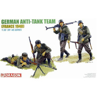 Dragon 1/35 German Anti-Tank Team (France 1940) Plastic Model Kit