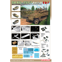 Dragon 1/35 Sd.Kfz.251/7 Ausf.D Pionierpanzerwagen Plastic Model Kit