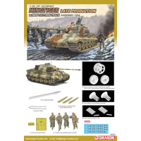 Dragon 1/35 Kingtiger Late Production w/New Pattern Track (Ardennes 1944) [6232]