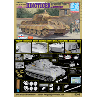 Dragon 1/35 Kingtiger Henschel Turret w/Zimmerit [6303]