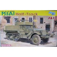 Dragon 1/35 US M3A1 Half-Track (3 in 1) Plastic Model Kit [6332]