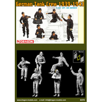 Dragon 1/35 German Tank Crew 1939-1943 Plastic Model Kit [6375]