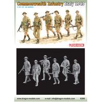 Dragon 1/35 Commonwealth Infantry (Italy 1943-44) [6380] Plastic Model Kit