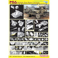 Dragon 1/35 M16 Multiple Gun Motor Carriage Plastic Model Kit [6381]