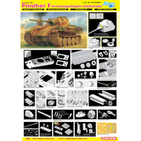 Dragon 1/35 Sd.Kfz.171 Panther F mit Gummigedampften Stahllaufrollen [6403]