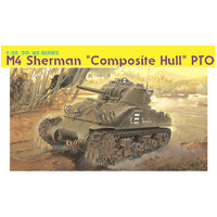 Dragon 1/35 M4 Sherman "Composite Hull" PTO Plastic Model Kit [6441]