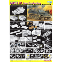 Dragon 1/35 SdKfz 7 8T Half Track Late Version [6562]