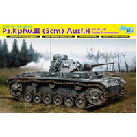 Dragon 1/35 Sd.Kfz.141 Pz.Kpfw.III (5cm) Ausf.H Sd.Kfz.141 EARLY PRODUCTION (SMART KIT) [6641]