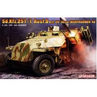 Dragon 1/35 Sd.Kfz.251/1 Ausf.D mit 7.5cm PaK40 Plastic Model Kit
