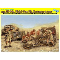 Dragon 1/35 BRITISH 25-Pdr. FIELD GUN Mk.II w/LIMBER & CREW (SMART KIT) [6675]