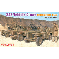 Dragon 1/35 SAS Vehicle Crews North Africa 1942 Plastic Model Kit[6682]