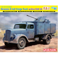 Dragon 1/35 GERMAN 3t 4X2 CARGO TRUCK w/2cm FlaK 38 (SMART KIT) (2 IN 1) [6828]