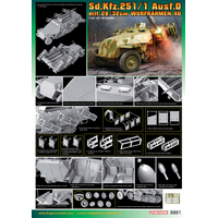 Dragon 1/35 Sd.Kfz.251/1 Ausf.D mit 28/32cm Wurfrahmen 40 Plastic Model Kit