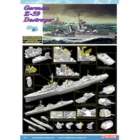 Dragon 1/700 GERMAN Z-39 DESTROYER (SMART KIT) [7103]