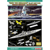 Dragon 1/700 SINK THE BISMARCK 1941 - BISMARCK + RN SWORDFISH [7125]