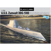Dragon 1/700 U.S.S. Zumwalt Class Destroyer DDG-1000 (Black Label) [7141]