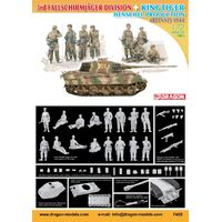 Dragon 1/72 3rd FJ Division + Kingtiger Henschel Plastic Model Kit