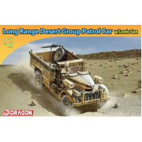 Dragon 1/72 Long Range Desert Group (LRDG) Patrol Car w/Lewis Gun [7439]