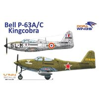 Dora Wings 1/144 Bell P-63A/C Kingcobra (2 in 1) Plastic Model Kit [14401]