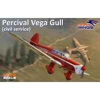 Dora Wings 1/72 Percival Vega Gull (civil registration) Plastic Model Kit [72002]