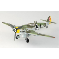 Easy Model 1/72 Bf109G-10 Messerschmitt 1945 Croatian Assembled Model [37202]